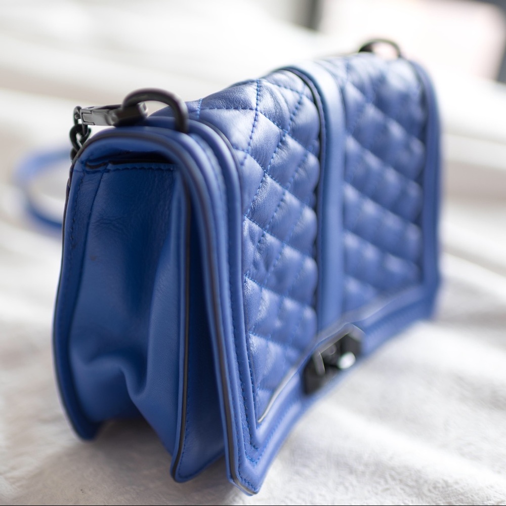 Rebecca Minkoff Blue Quilted Bag